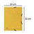 EXACOMPTA Chemise à élastique 3 rabats carte lustrée 355gm2 - A4 - Jaune - 2