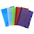 EXACOMPTA Chemise à élastique 3 rabats Polypro Crystal Colour - format pocket 12x16cm - Couleurs assorties - 1