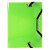 EXACOMPTA Chemise à élastique 3 rabats Polypro Crystal Colour - format pocket 12x16cm - Couleurs assorties - 5
