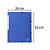 EXACOMPTA Chemise à élastique sans rabat carte lustrée 400gm2 - A4 - Couleurs assorties - 3