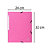 EXACOMPTA Chemise à élastique sans rabat carte lustrée 400gm2 - A4 - Rose - 2