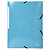 EXACOMPTA Chemise à élastiques 3 rabats maxi capacity carte lustrée pelliculée Iderama - A4 - Couleurs assorties - 2