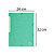 EXACOMPTA Chemise à élastiques Maxi capacity carte lustrée 425gm2 - A4 - Couleurs assorties - 3