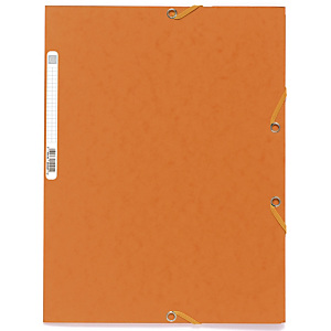 Lot de 5 - Exacompta Chemise Nature Future® 3 rabats à élastique 250 feuilles A4 24 x 32 cm en carte