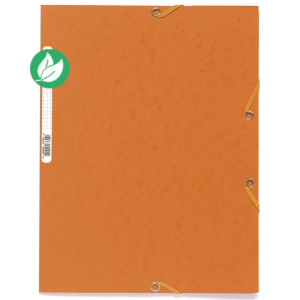 Exacompta Chemise Nature Future® 3 rabats à élastique 250 feuilles A4 24 x 32 cm en carte Orange Exacompta Chemise Nature Future® 3 rabats à élastique 250 feuilles A4 24 x 32 cm en carte Orange