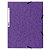 Exacompta Chemise Nature Future® 3 rabats à élastique 250 feuilles A4 24 x 32 cm en carte Violet - 1