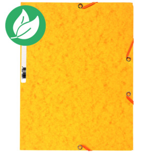 Exacompta Chemise Nature Future® 3 rabats à élastique 250 feuilles A4 24 x 32 cm Carton Jaune Exacompta Chemise Nature Future® 3 rabats à élastique 250 feuilles A4 24 x 32 cm Carton Jaune