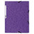 EXACOMPTA Chemise Nature Future® 3 rabats à élastique 250 feuilles A4 24 x 32 cm Carton Violet (Lot de 5) - 1