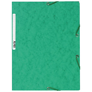 EXACOMPTA Chemise Nature Future® à 3 rabats et à élastiques A4 250 feuilles 240 x 320 mm carton comprimé vert (Lot de 5) EXACOMPTA Chemise Nature Future® à 3 rabats et à élastiques A4 250 feuilles 240 x 320 mm carton comprimé vert (Lot de 5)