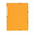 Exacompta Chemise Nature Future A4 à fermeture élastique sans rabat, 250 feuilles, 240 x 320 mm,  carte, jaune - Lot de 25 - 1
