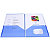 Exacompta Chemise de présentation double poche pour document A4/ A3 - Polypropylène transparent - Assorties - Lot de 10 - 2