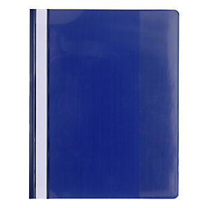EXACOMPTA Chemise de présentation à lamelles PVC Premium - A4 - Bleu