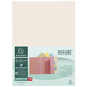 Exacompta Chemise à rabat Future® Jura 160 A4, 200 feuilles, 240 x 320 mm, carton comprimé, couleur crème, lot de 100 Exacompta Chemise à rabat Future® Jura 160 A4, 200 feuilles, 240 x 320 mm, carton comprimé, couleur crème, lot de 100