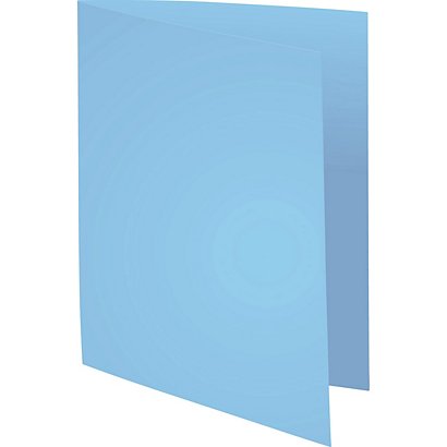Exacompta Chemises SUPER carte 210g/m² - Bleu vif - 1