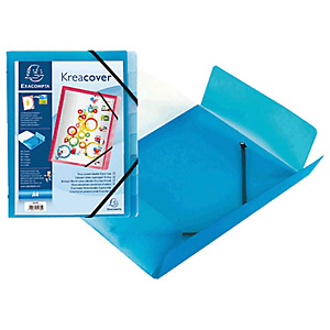 Exacompta Clasificador 8 compartimentos y 3 solapas colores surtidos traslúcidos Exacompta Clasificador 8 compartimentos y 3 solapas colores surtidos traslúcidos