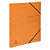 EXACOMPTA Classeur 2 anneaux 15mm carte lustrée imprimée - A4 - Orange - 1