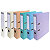 Exacompta Classeur à levier A4 Prem'Touch en carton recouvert de PVC - Dos 7 cm - Coloris assortis pastel (lot de 10) - 1
