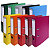 Exacompta Classeur à levier A4 Prem'Touch en carton recouvert de PVC - Dos 7 cm - Coloris assortis vifs (lot de 10) - 1