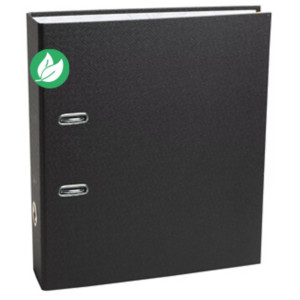 Exacompta Classeur à levier A4 Prem'Touch OfficeByMe en carton - Dos 8 cm - Noir Exacompta Classeur à levier A4 Prem'Touch OfficeByMe en carton - Dos 8 cm - Noir