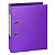 Exacompta Classeur à levier A4 Teksto Prem'Touch en carte enduite - Dos 8 cm - Violet - 1