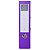 Exacompta Classeur à levier A4 Teksto Prem'Touch en carte enduite - Dos 8 cm - Violet - 2