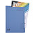 Exacompta Clean Safe Chemise coin pour documents A4  traitée antimicrobien - Couverture en carte 400g bleue - Lot de 5 - 1