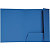 Exacompta Clean Safe Chemise dossier 2 rabats pour documents A4 traité antimicrobien - Couverture en carte 400g bleue - Lot de 5 - 2