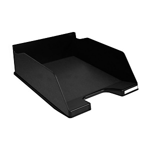 Exacompta corbeille à courrier COMBO Maxi A4+, 100 % recyclé Noir Exacompta corbeille à courrier COMBO Maxi A4+, 100 % recyclé Noir