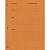 Exacompta Dossiers de plaidoirie pré-imprimés en carte lustrée coloris orange - Lot de 25 - 1