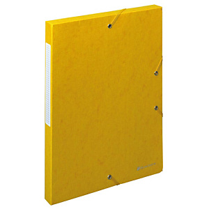 Exacompta Exabox Scotten Nature Future®, Carpeta de proyectos, A4, cartón prensado, 230 hojas, lomo 25 mm, amarillo Exacompta Exabox Scotten Nature Future®, Carpeta de proyectos, A4, cartón prensado, 230 hojas, lomo 25 mm, amarillo