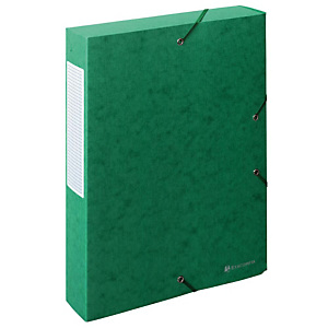 Exacompta Exabox Scotten Nature Future®, Carpeta de proyectos, A4, cartón prensado, 550 hojas, lomo 60 mm, verde Exacompta Exabox Scotten Nature Future®, Carpeta de proyectos, A4, cartón prensado, 550 hojas, lomo 60 mm, verde