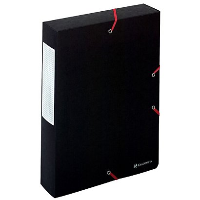 EXACOMPTA Exabox Scotten Nature Future® dossierbox A4 500 vellen 60 mm rug karton zwart