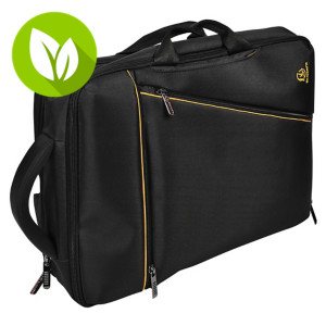 Exacompta Exactive Dual Maletín-Mochila para portátil, hasta 15,6 pulgadas, reciclada, negro, 17734E Exacompta Exactive Dual Maletín-Mochila para portátil, hasta 15,6 pulgadas, reciclada, negro, 17734E