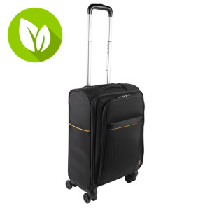 Exacompta Exactive Maleta trolley de cabina para portátil hasta 15,6 pulgadas, con 4 ruedas multidireccionales y asa telescópica, con candado de combinación, reciclada, negro, 18934E Exacompta Exactive Maleta trolley de cabina para portátil hasta 15,6 pulgadas, con 4 ruedas multidireccionales y asa telescópica, con candado de combinación, reciclada, negro, 18934E