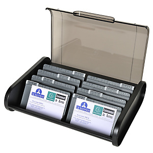 EXACOMPTA Fichier pour cartes de visite Topline - 60x245x180 mm EXACOMPTA Fichier pour cartes de visite Topline - 60x245x180 mm