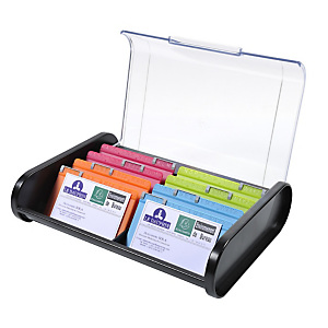 EXACOMPTA Fichier pour cartes de visite Topline - 60x245x180 mm EXACOMPTA Fichier pour cartes de visite Topline - 60x245x180 mm