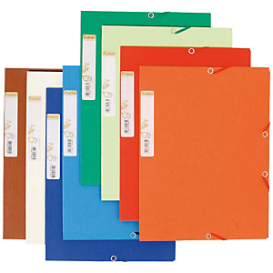 Exacompta Forever® Carpeta de gomas, A4, 3 solapas, lomo 15 mm, 225 hojas, cartón prensado reciclado, colores surtidos Exacompta Forever® Carpeta de gomas, A4, 3 solapas, lomo 15 mm, 225 hojas, cartón prensado reciclado, colores surtidos