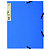 Exacompta Forever® Carpeta de gomas, A4, 3 solapas, lomo 15 mm, cartón prensado reciclado, azul claro - 2
