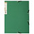 Exacompta Forever® Carpeta de gomas, A4, 3 solapas, lomo 15 mm, cartón prensado reciclado, verde oscuro - 2