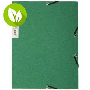 Exacompta Forever® Carpeta de gomas, A4, 3 solapas, lomo 15 mm, cartón prensado reciclado, verde oscuro Exacompta Forever® Carpeta de gomas, A4, 3 solapas, lomo 15 mm, cartón prensado reciclado, verde oscuro