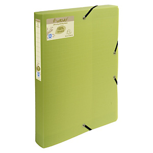Exacompta Forever®, Carpeta de proyectos, A4, polipropileno reciclado, 290 hojas, lomo 35 mm, verde Exacompta Forever®, Carpeta de proyectos, A4, polipropileno reciclado, 290 hojas, lomo 35 mm, verde