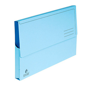 Exacompta Forever® Cartella portadocumenti Formato A4 Capacità 300 fogli Cartoncino riciclato 290 g/m² Blu Confezione da 50 pezzi Exacompta Forever® Cartella portadocumenti Formato A4 Capacità 300 fogli Cartoncino riciclato 290 g/m² Blu Confezione da 50 pezzi