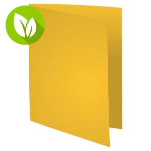 Exacompta Forever® Subcarpeta de 170 g/m² de cartón reciclado para 200 hojas A4 amarillo