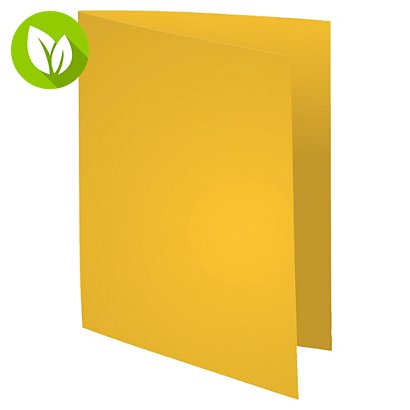 Exacompta Forever® Subcarpeta de 170 g/m² de cartón reciclado para 200 hojas A4 amarillo - 1