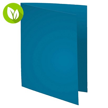 Exacompta Forever® Subcarpeta de 170 g/m² de cartón reciclado para 200 hojas A4 azul - 1