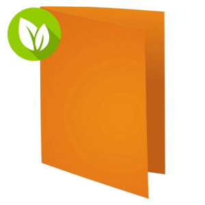Exacompta Forever® Subcarpeta de 170 g/m² de cartón reciclado para 200 hojas A4 naranja