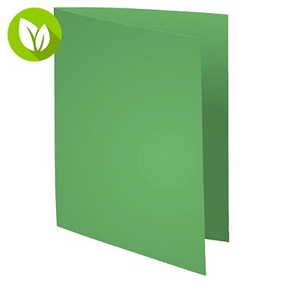 Exacompta Forever® Subcarpeta de 170 g/m² de cartón reciclado para 200 hojas A4 verde - 1