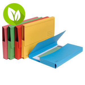 Exacompta Forever® Subcarpeta con bolsillo de cartón prensado reciclado 200 hojas tamaño A4 de 240 x 325 mm colores vivos variados Exacompta Forever® Subcarpeta con bolsillo de cartón prensado reciclado 200 hojas tamaño A4 de 240 x 325 mm colores vivos variados