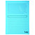 Exacompta Forever® Subcarpeta con ventana de cartón prensado reciclado de 130 g/m² para 80 hojas tamaño A4 azul claro - 1