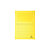 Exacompta Forever® Subcarpeta con ventana en cartón prensado reciclado 80 hojas tamaño A4 de 220 x 310 mm amarillo - 1
